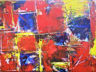 Original Abstract Expressionism Abstract Paintings by Heidrun Edsperger