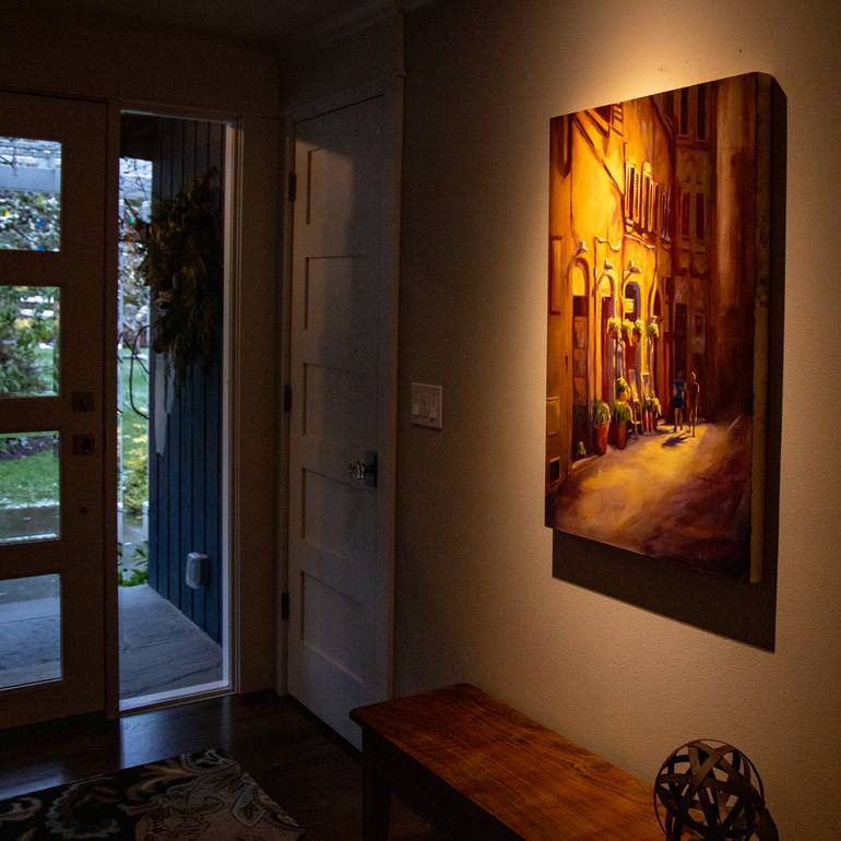 Original Impressionism Cities Painting by Jamie Lightfoot