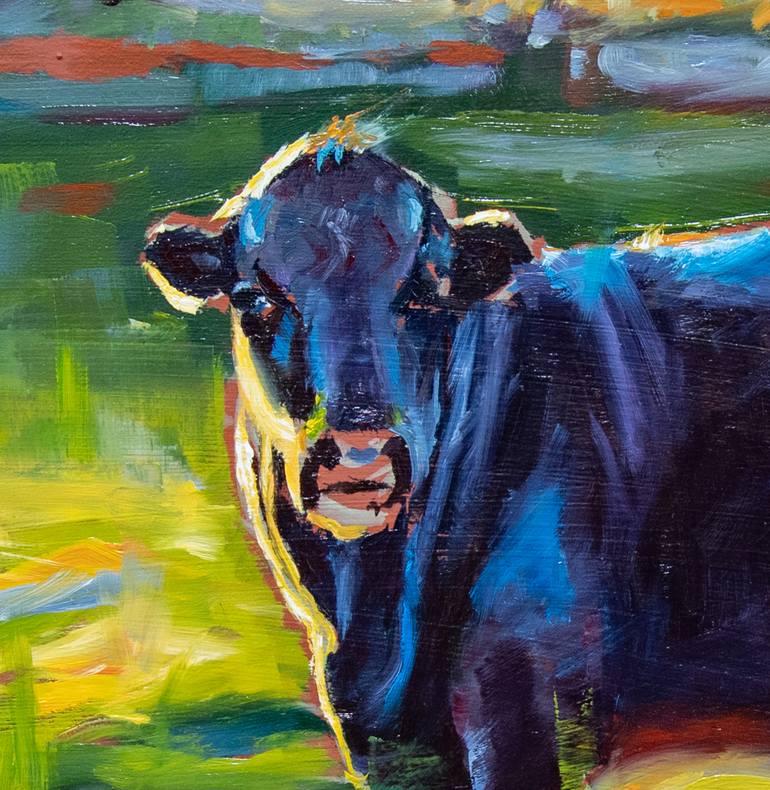 Original Impressionism Animal Painting by Jamie Lightfoot