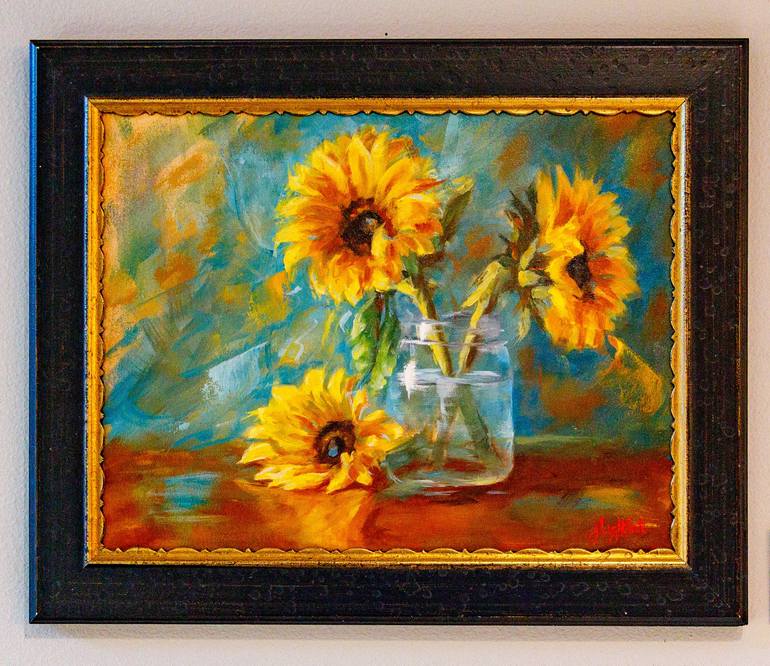 Original Impressionism Floral Painting by Jamie Lightfoot