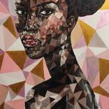 Polygonal african girl by Anna Shchetinina