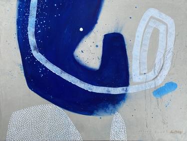 Saatchi Art Artist Sandra Carvajal - Starling; Painting, “STOLEN BLUE” #art