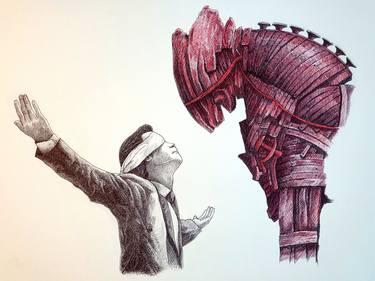 Original Illustration Political Drawings by Romeo Robis