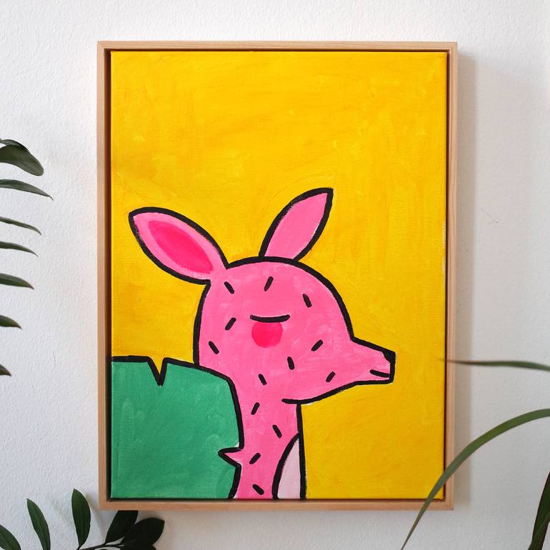 Original Abstract Animal Painting by Alicia Kerryn Young