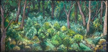 Original Impressionism Garden Paintings by Aleksandr Ibragimov
