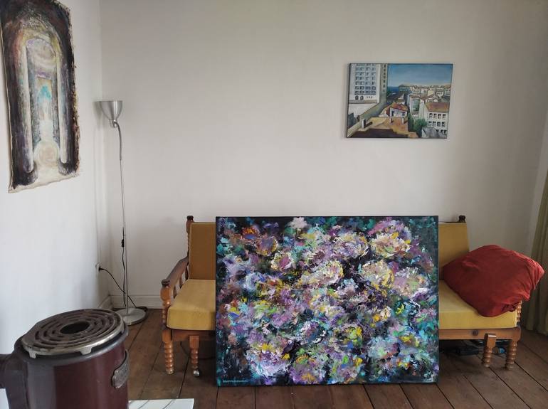 Original Impressionism Abstract Painting by Aleksandr Ibragimov