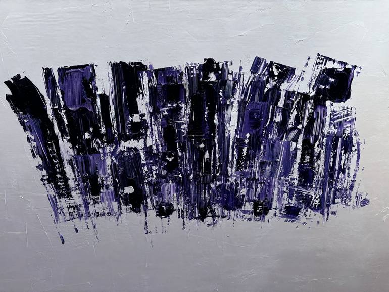 Original Expressionism Abstract Painting by S Gordon Harwood