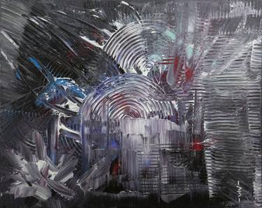 Original Art Abstract Painting 'Stratosphere' Artist thumb