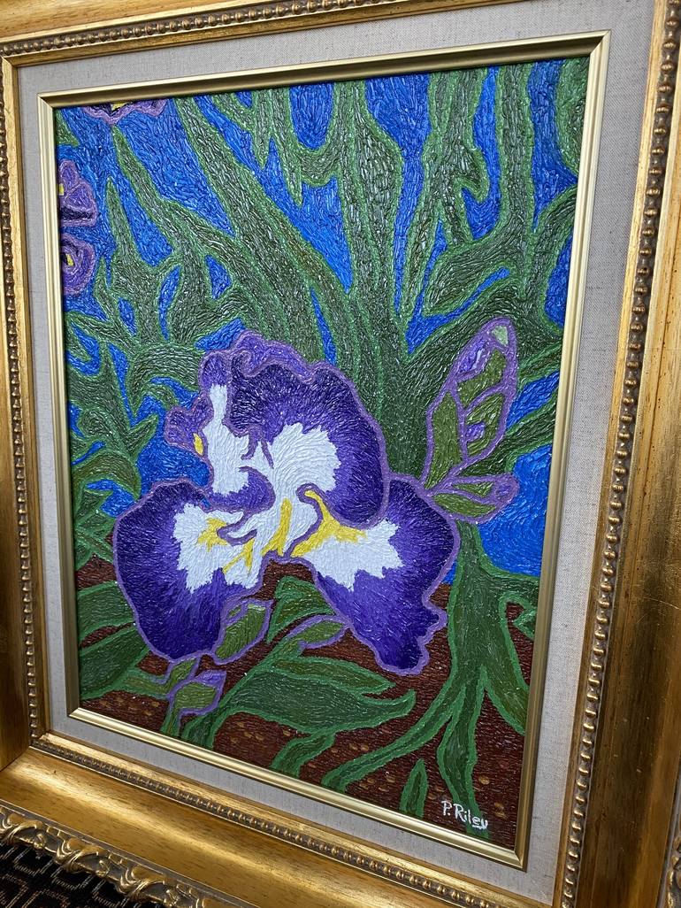 Original Impressionism Floral Painting by Patrick Riley