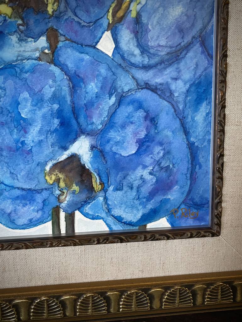 Original Expressionism Floral Painting by Patrick Riley