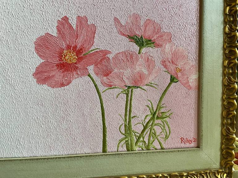 Original Expressionism Floral Painting by Patrick Riley