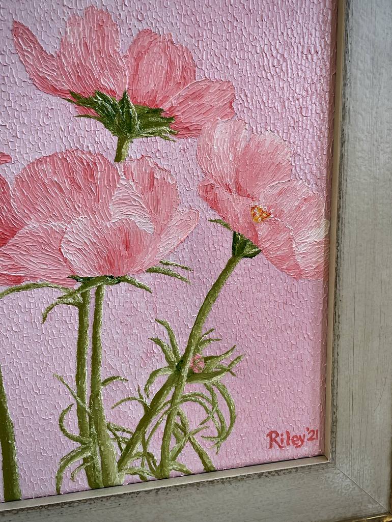 Original Expressionism Floral Painting by Patrick Riley