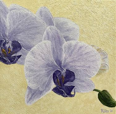 Original Expressionism Floral Paintings by Patrick Riley