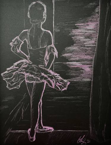 Original Expressionism Performing Arts Drawings by Patrick Riley