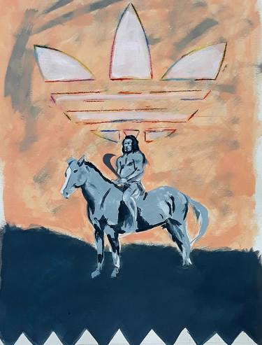 Print of Pop Art Horse Paintings by ricardo levy