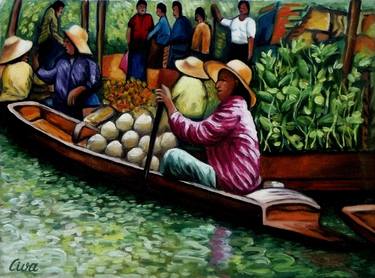 Floating Market, Bangkok, Thailand - No.B. thumb