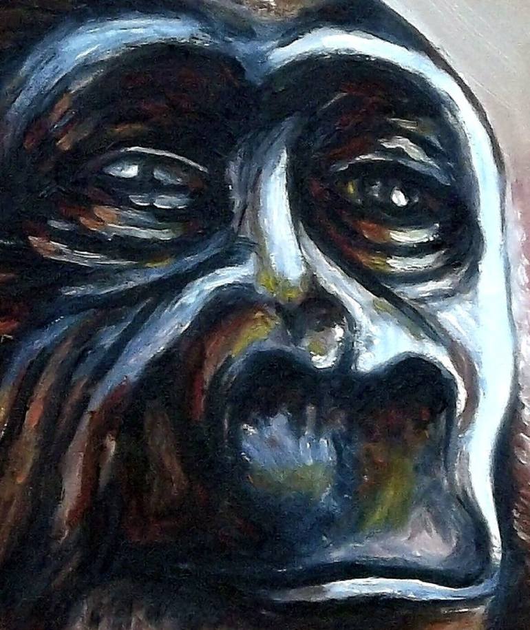 Original Documentary Animal Painting by Dan Civa