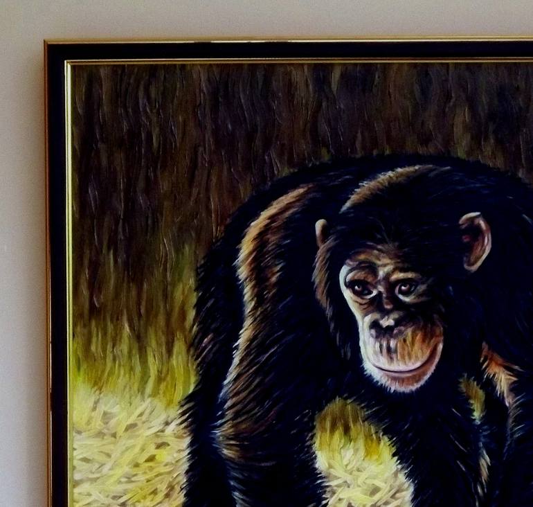 Original Documentary Animal Painting by Dan Civa