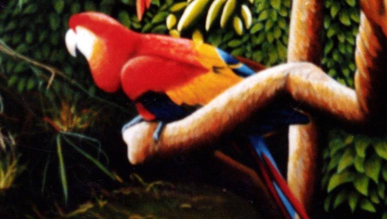 Original Documentary Animal Painting by Dan Civa