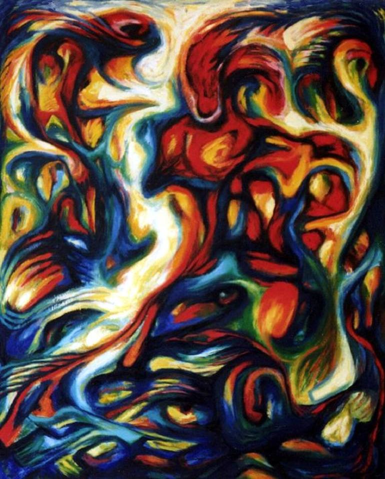 Brzilian Dance Painting By Dan Civa | Saatchi Art