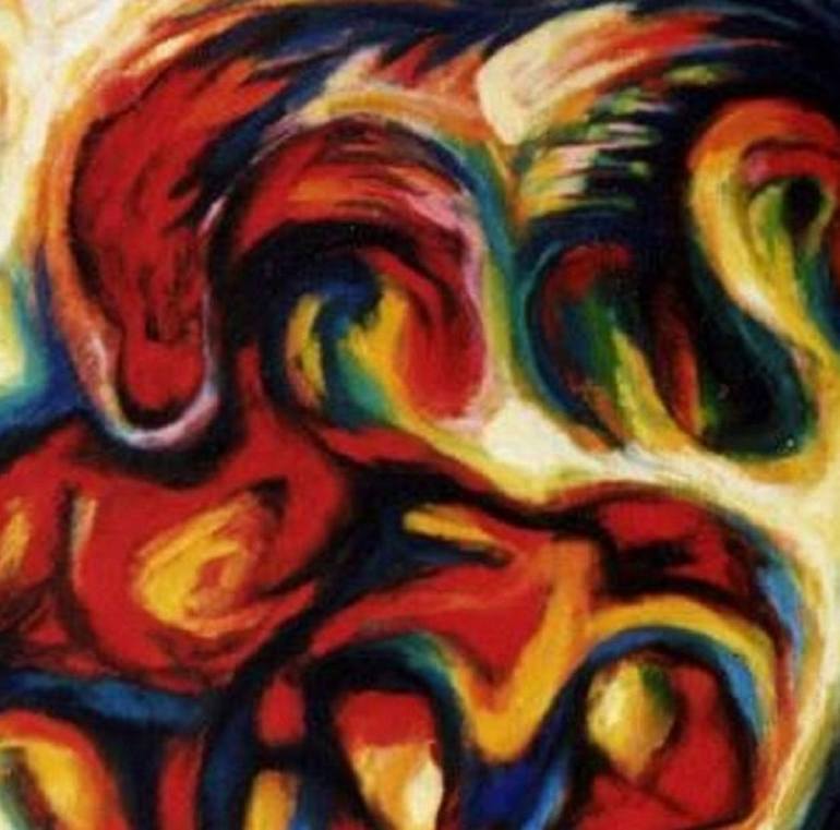 Original Expressionism Abstract Painting by Dan Civa
