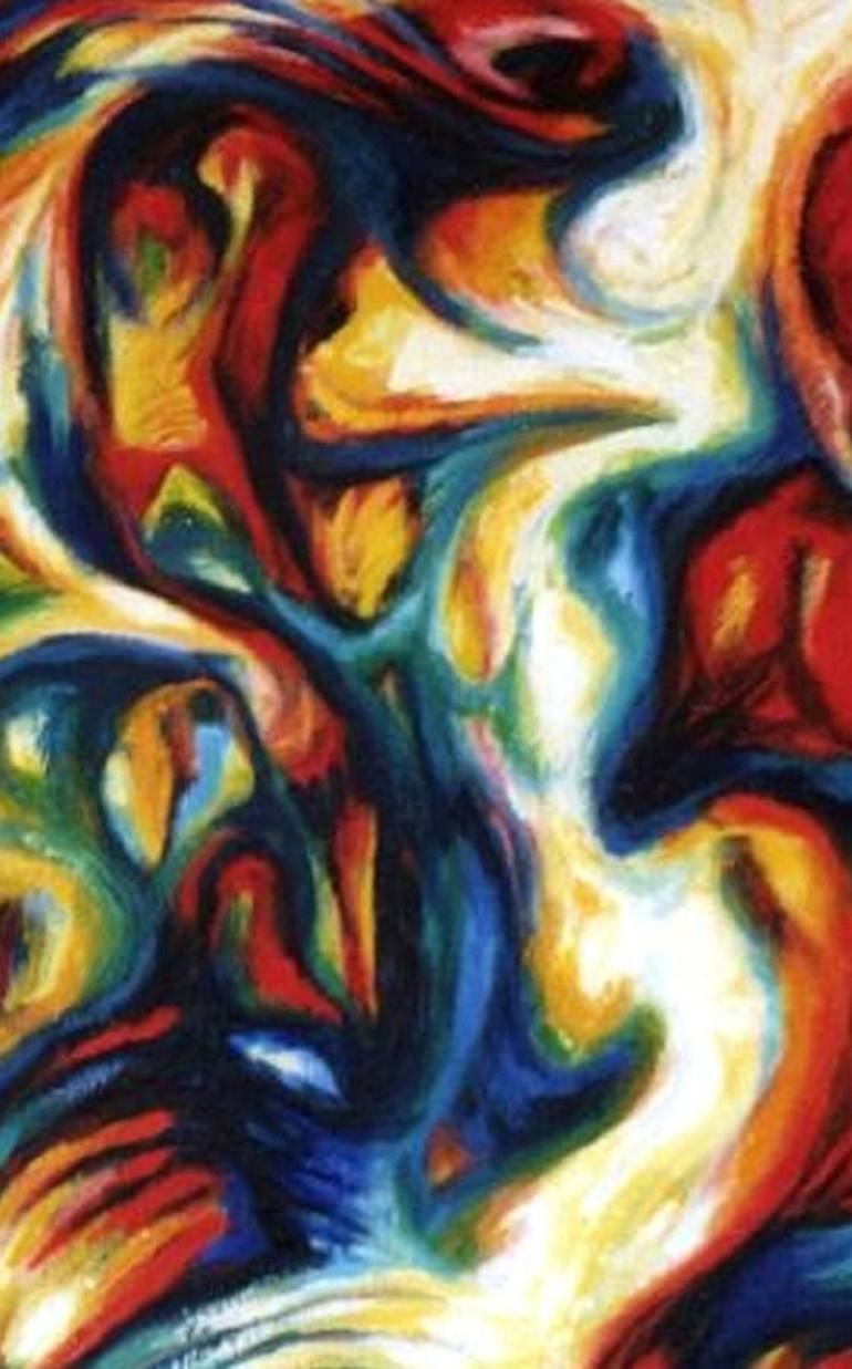 Original Expressionism Abstract Painting by Dan Civa