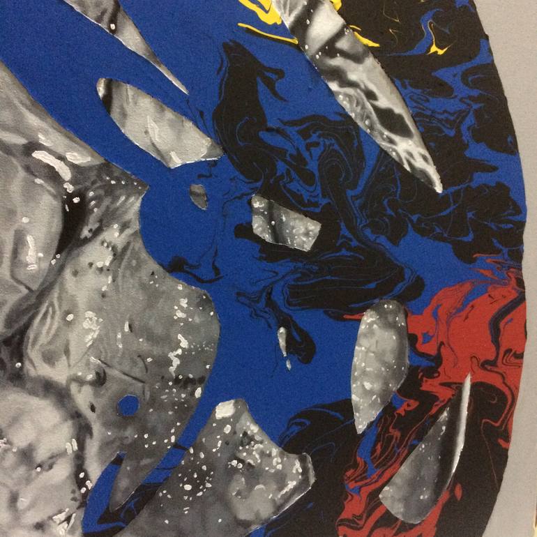 Original Realism Abstract Painting by Yogie Ginanjar