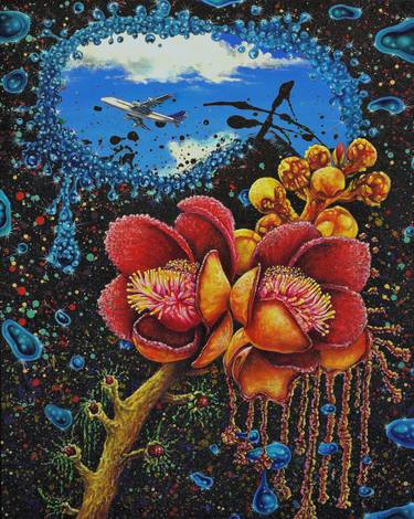 Print of Floral Paintings by Andy Neuro