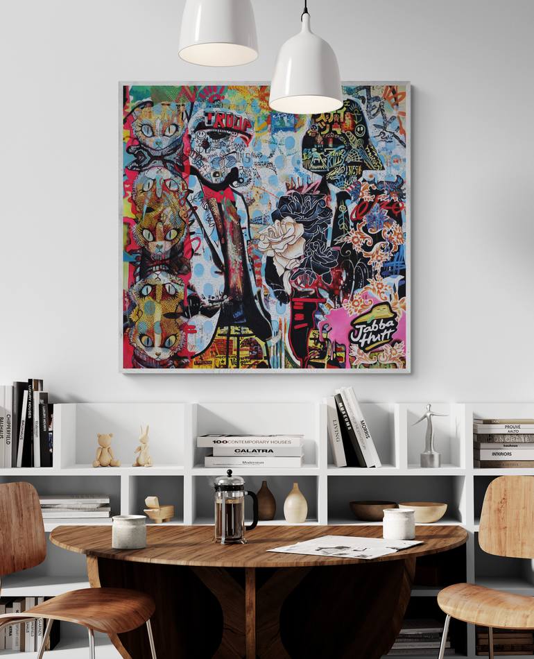 Original Pop Art Pop Culture/Celebrity Painting by Michele Righetti