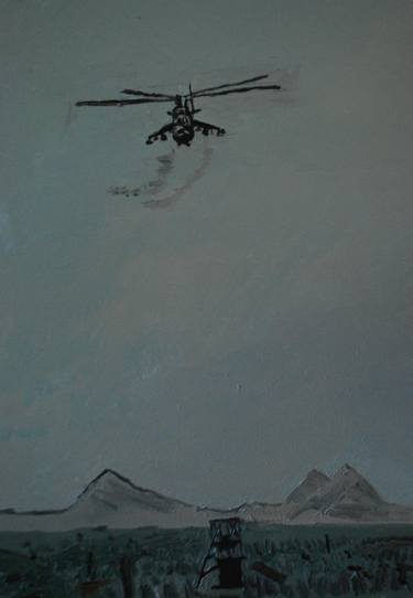Print of Airplane Paintings by Nikolay Kaliberda