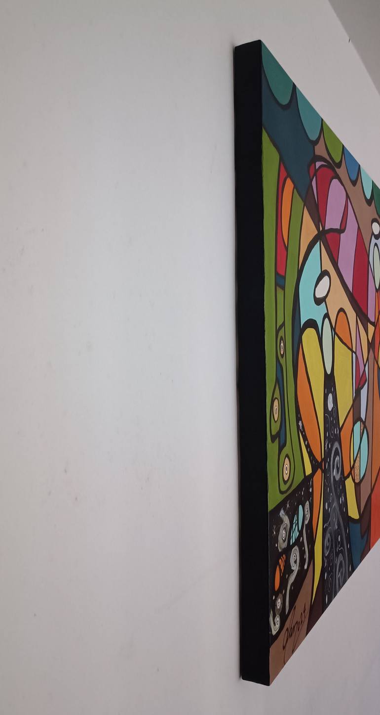 Original Contemporary Love Painting by Alan Suassuna