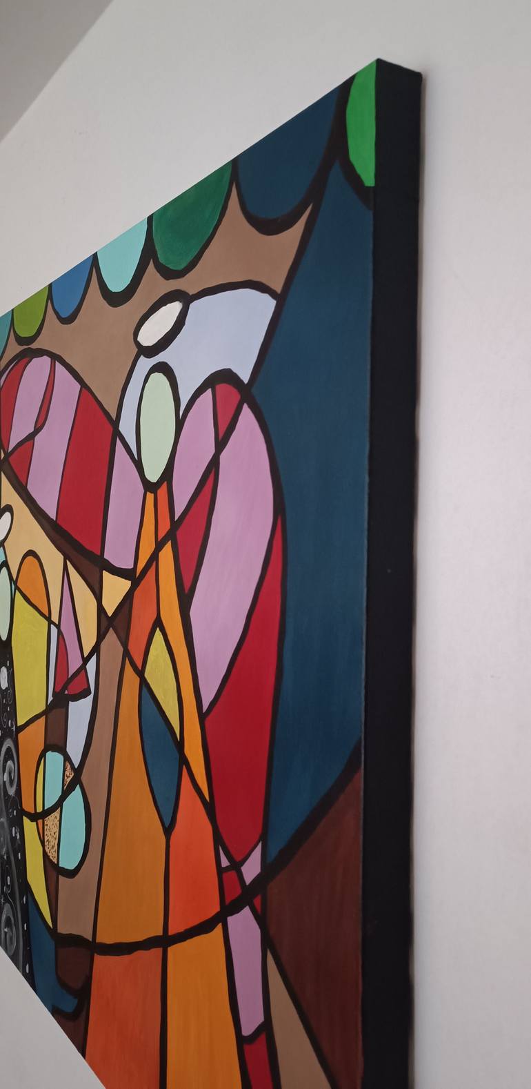 Original Contemporary Love Painting by Alan Suassuna