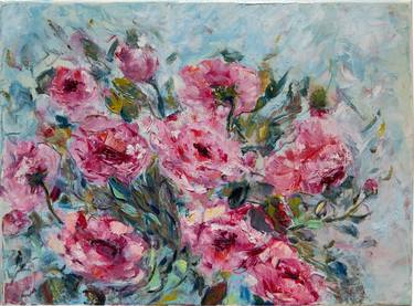 Print of Impressionism Floral Paintings by Olga Kovalchuk