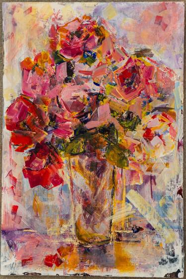 Original Abstract Expressionism Abstract Painting by Olga Kovalchuk