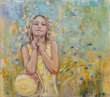 Print of Abstract Children Paintings by Olga Kovalchuk