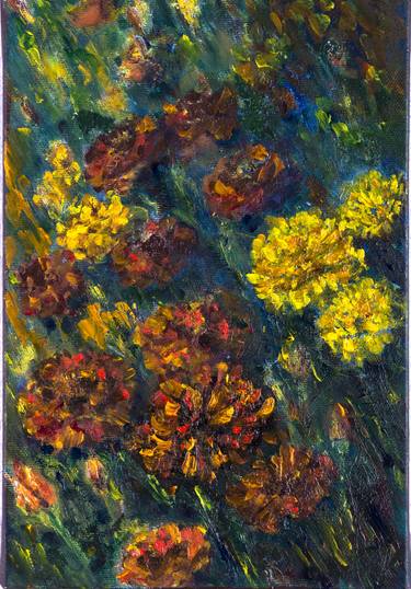 Print of Impressionism Floral Paintings by Olga Kovalchuk