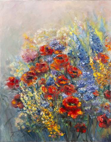 Print of Floral Paintings by Olga Kovalchuk