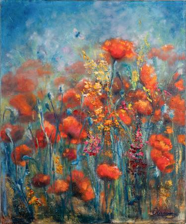 Print of Fine Art Floral Paintings by Olga Kovalchuk
