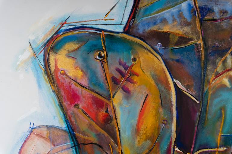 Original Abstract Landscape Painting by Olha Kovalchuk