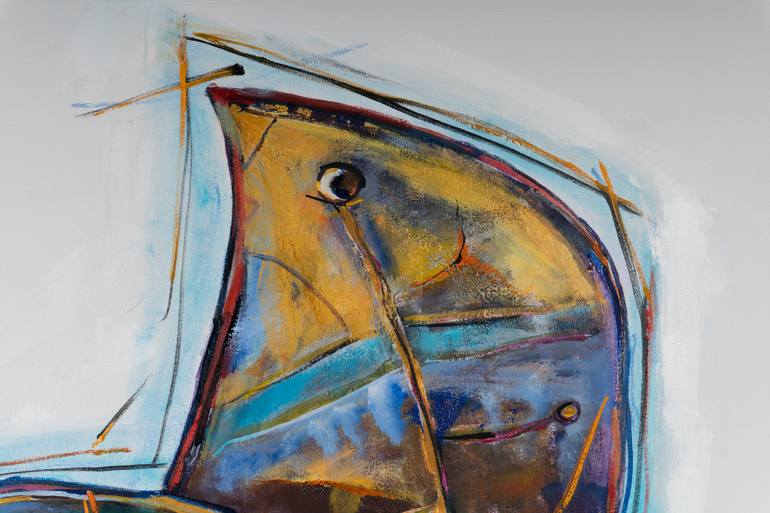 Original Abstract Landscape Painting by Olha Kovalchuk