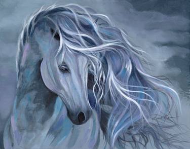 Original Realism Horse Paintings by Irma Mason