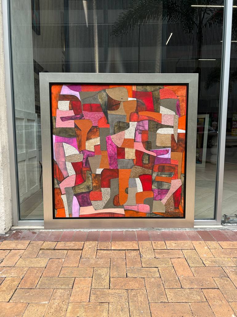 Original Abstract Expressionism Abstract Painting by David Hanna