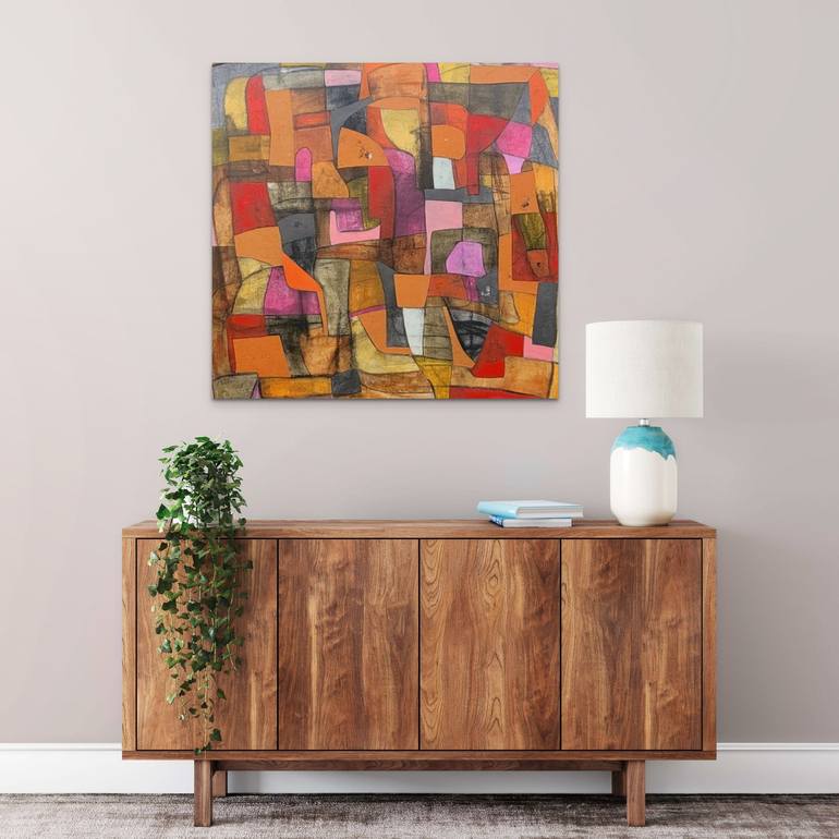 Original Abstract Painting by David Hanna