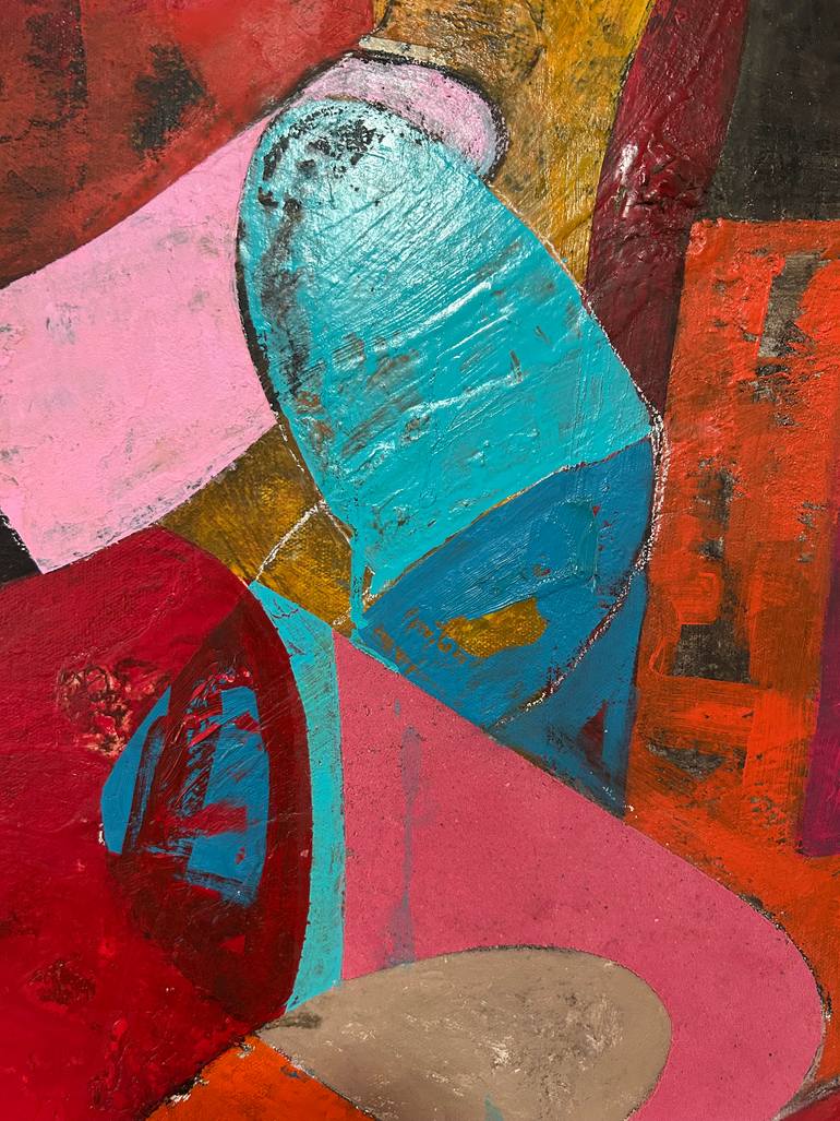 Original Abstract Expressionism Abstract Painting by David Hanna