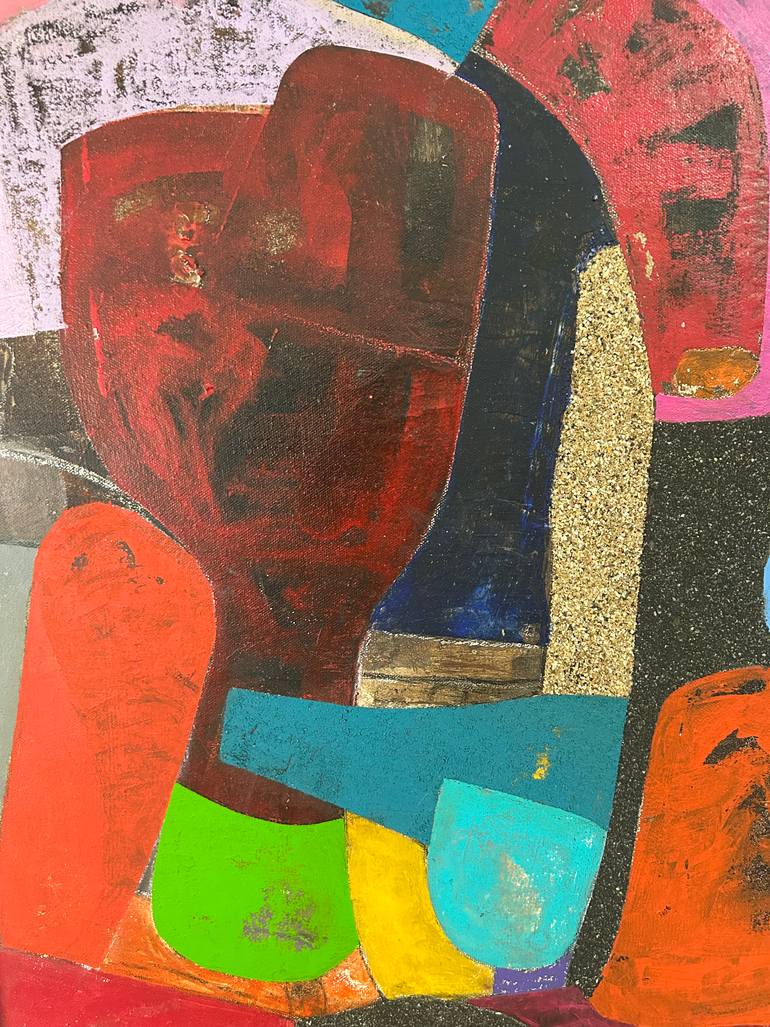 Original Abstract Expressionism Abstract Painting by David Hanna