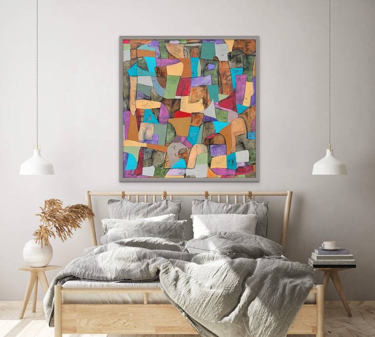 Original Abstract Painting by David Hanna