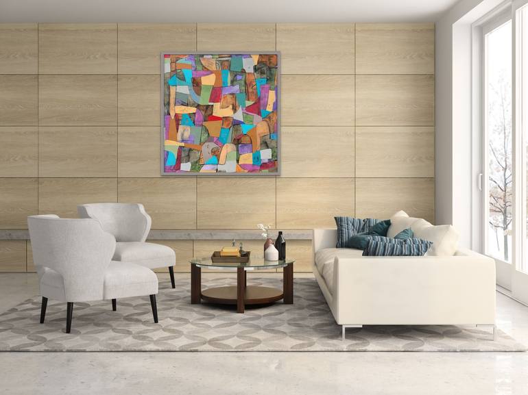 Original Abstract Painting by David Hanna