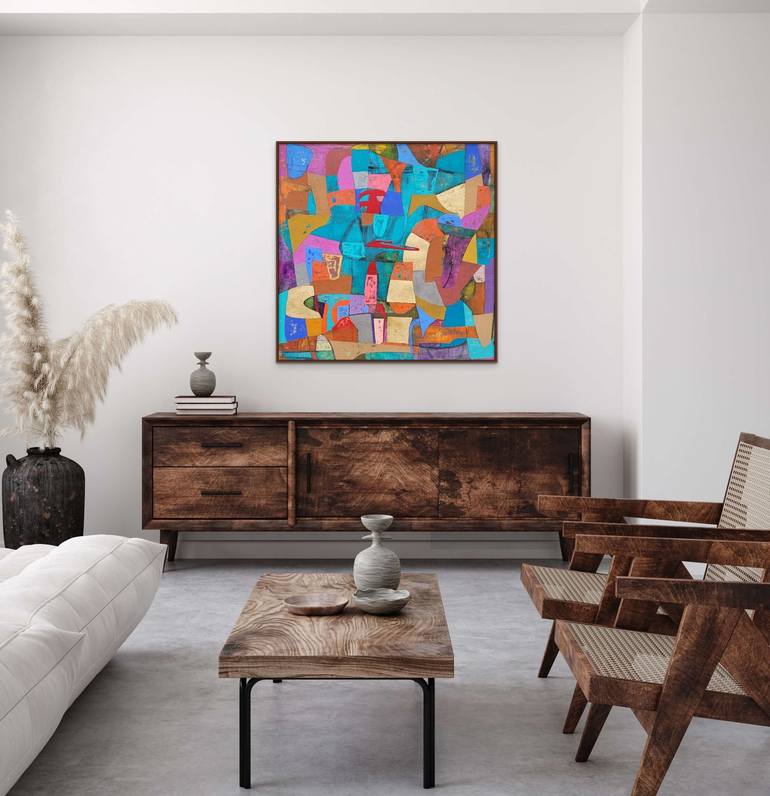 Original Abstract Painting by David Hanna