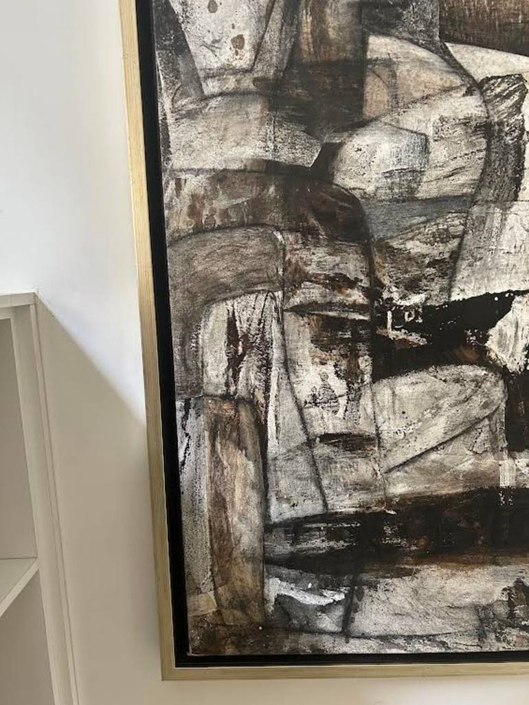 Original Abstract Expressionism Abstract Painting by David Hanna