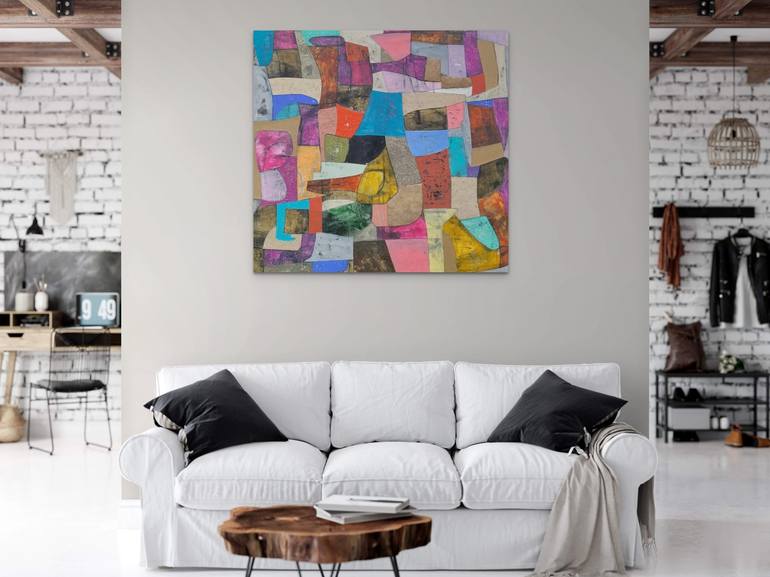 Original Abstract Painting by David Hanna